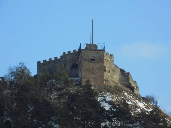 Vue Générale Colline Château — Photo