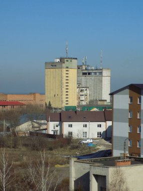 Pencereden şehre olan manzara.          