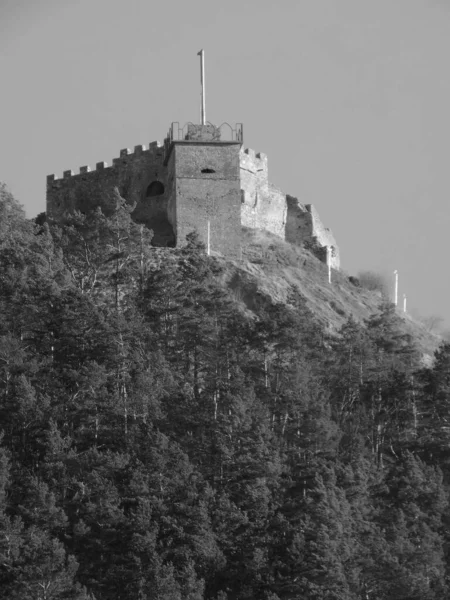 Vue Générale Colline Château — Photo