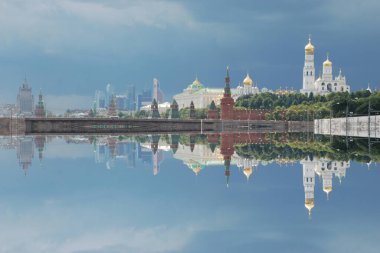 Eski ve yeni bir şehir. Moskova