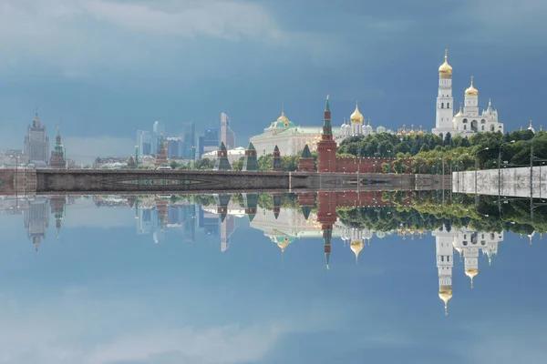Alte Und Neue Stadt Moskau — Stockfoto