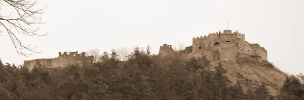 Vue Générale Colline Château — Photo