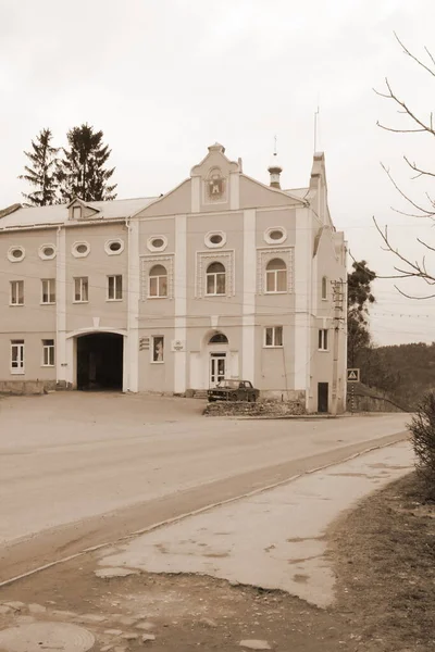 Historic Part Old Town Monasheskyy Building Epiphany Monastery — Stock Photo, Image