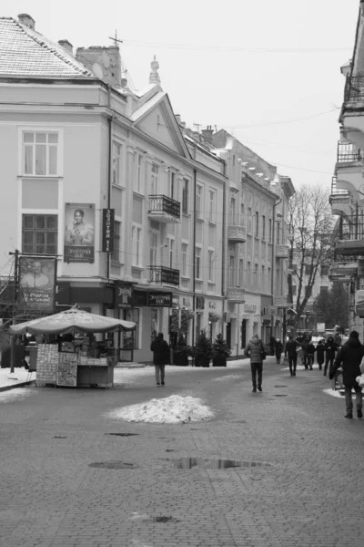 Uma Pequena Rua Cidade Velha Parte Histórica Cidade Velha — Fotografia de Stock