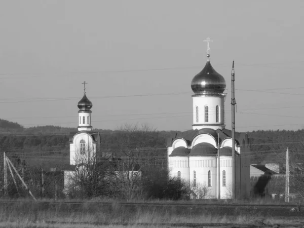 Kirche Johannes Der Täufer Kirche Stadtrand Kirche Stadtrand — Stockfoto