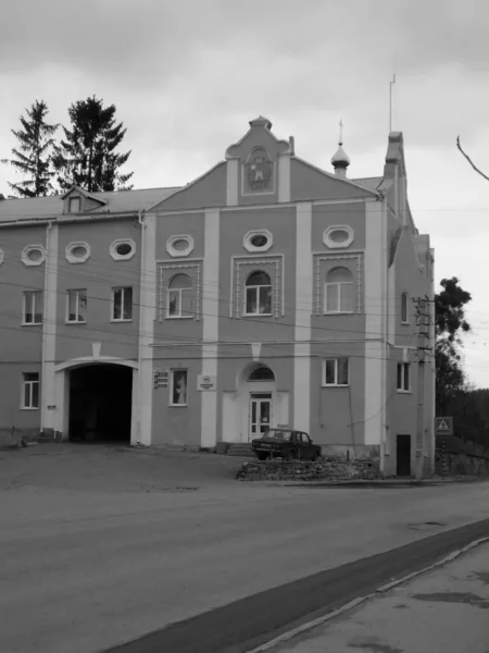 Historic Part Old Town Monasheskyy Building Epiphany Monastery — Stock Photo, Image