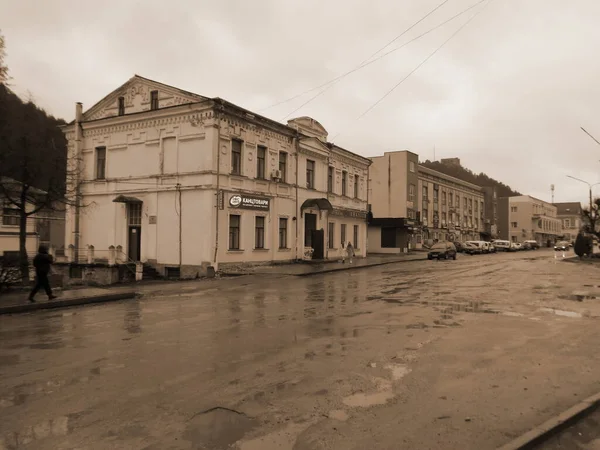 Una Piccola Strada Del Centro Storico Parte Storica Del Centro — Foto Stock