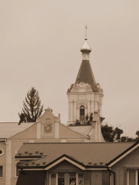 Den Historiska Delen Den Gamla Staden Monasheskyy Byggnad Epiphany Kloster — Stockfoto