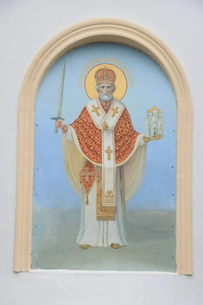 Икона Святого Николая — стоковое фото