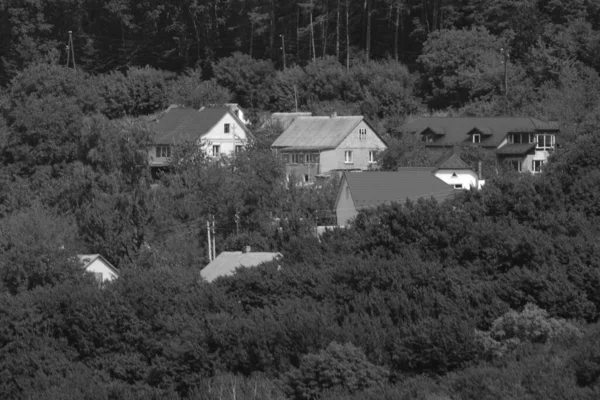 ウクライナの村の木造住宅 — ストック写真