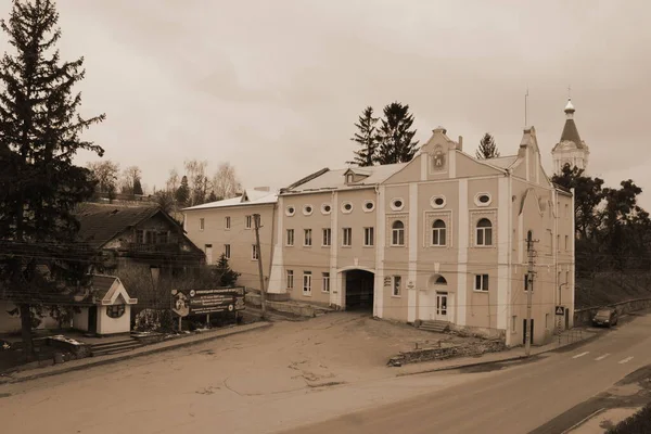 Den Historiska Delen Den Gamla Staden Monasheskyy Byggnad Epiphany Kloster — Stockfoto