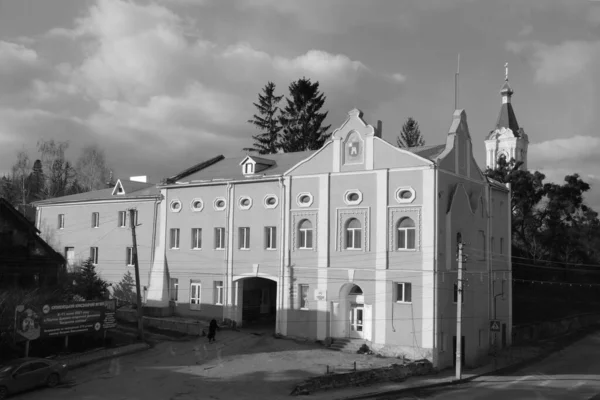 Parte Histórica Cidade Velha Monasheskyy Edifício Epifania Mosteiro — Fotografia de Stock