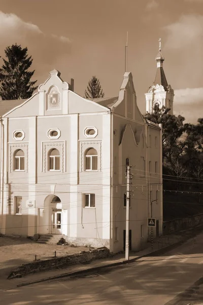 Der Historische Teil Der Altstadt Monasheskyy Gebäude Epiphany Kloster — Stockfoto