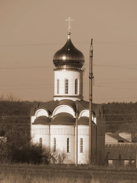 Kirche Johannes Der Täufer Kirche Stadtrand Kirche Stadtrand — Stockfoto