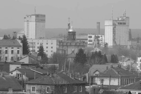 Alte Und Neue Stadt Svyatopokrovska Regimentskirche — Stockfoto