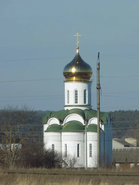 Церква Святого Івана Хрестителя Околиці Церква Околиці — стокове фото