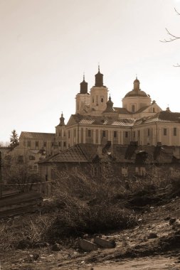 Şekil Değiştirme Katedrali. Eski şehrin tarihi kısmı.