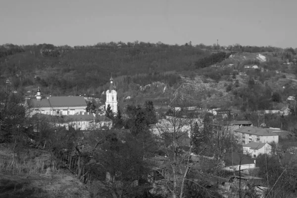 Vecchia Città Provinciale Monasheskyy Edificio Monastero Epifania — Foto Stock