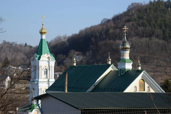 Monasheskyy Épület Vízkereszt Kolostor Nagy Régi Ortodox Templom — Stock Fotó