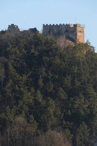 Γενική Άποψη Του Λόφου Castle — Φωτογραφία Αρχείου