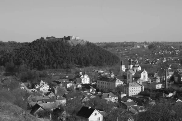 마을의 크리스마스 크리스마스 니콜라스 Franciscan Monastery General View Castle Hill — 스톡 사진