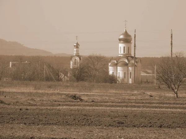 Kirche Johannes Der Täufer Kirche Stadtrand Kirche Stadtrand — Stockfoto