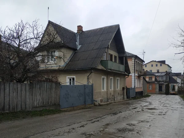 Historic Center Old Town Old Residential Country House Outskirts Old — Stock Photo, Image