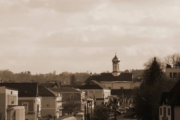 Der Historische Teil Der Altstadt Kathedrale Nikolaus Franziskanerkloster — Stockfoto