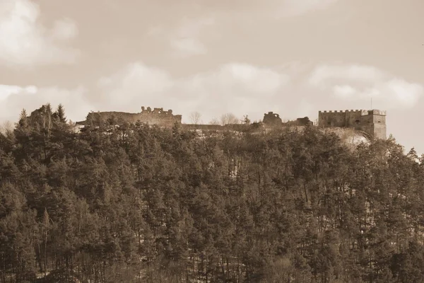 Allgemeiner Blick Auf Den Burgberg — Stockfoto