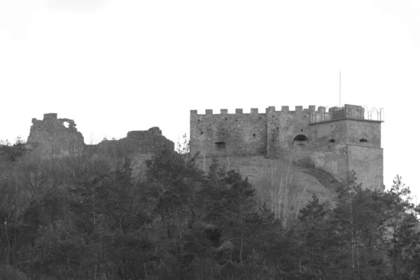 Vista Geral Colina Castelo — Fotografia de Stock