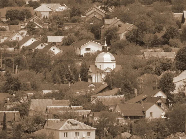 Maison Bois Dans Village Ukrainien — Photo