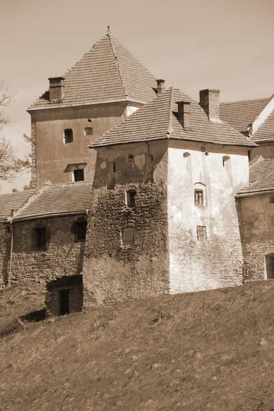 Architektonische Typen Svirzh Castle Alte Burg — Stockfoto