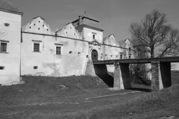 Architectonische Types Svirzh Kasteel Het Oude Kasteel — Stockfoto