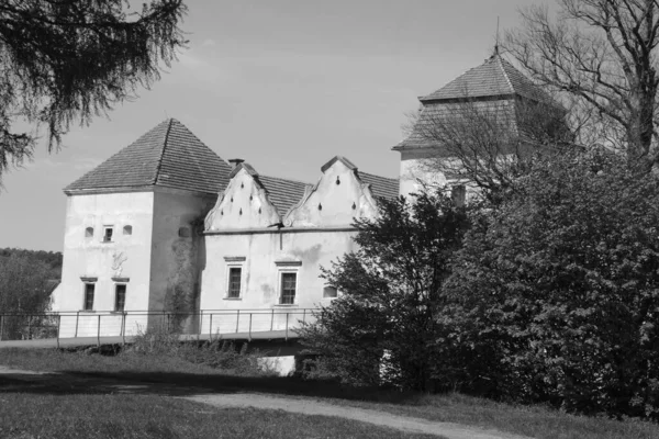 Architektonische Typen Svirzh Castle Alte Burg — Stockfoto