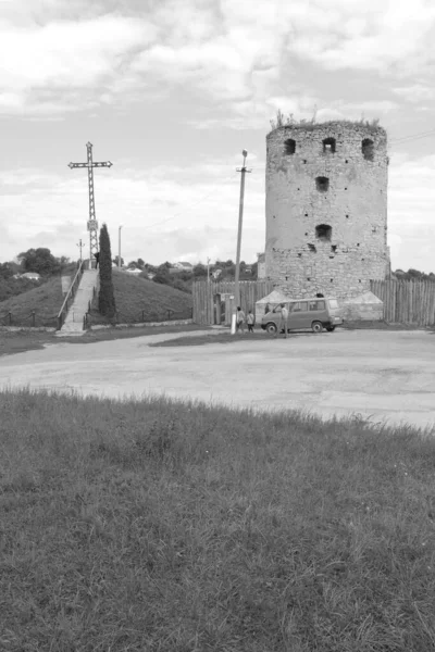 Torre Defensiva Antigo Castelo — Fotografia de Stock