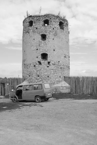 Torre Defensiva Antigo Castelo — Fotografia de Stock