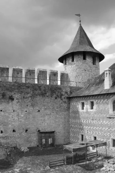 Towers Walls Castle Khotyn — Stock Photo, Image