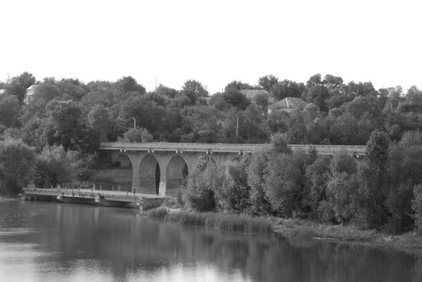 Viaduct Bridge Dniester — Stock Photo, Image