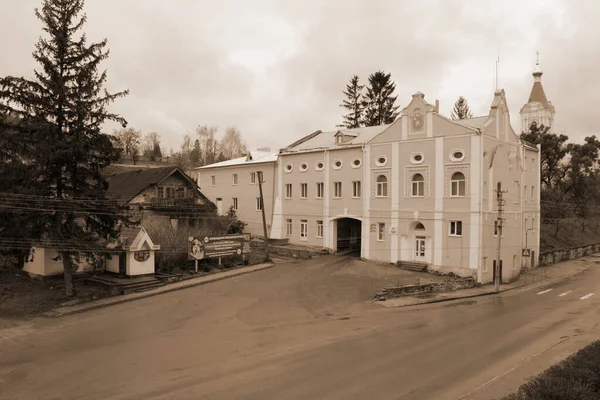 Parte Histórica Velha Cidade Monasheskyy Edifício Epiphany Monastery Great Antiga — Fotografia de Stock