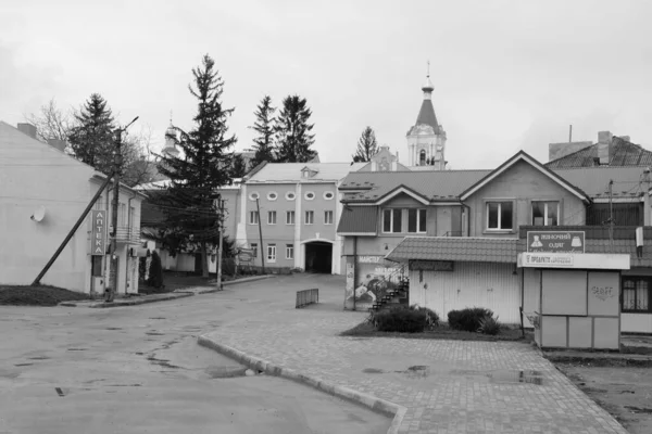 Partie Historique Vieille Ville Monasheskyy Bâtiment Épiphanie Monastère Grande Vieille — Photo