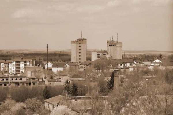 View Window City — Stock Photo, Image