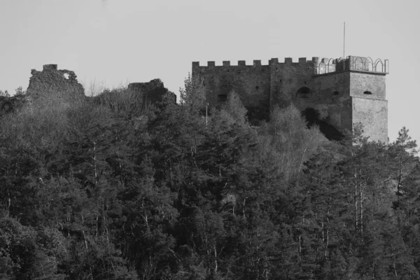 Vue Générale Colline Château — Photo