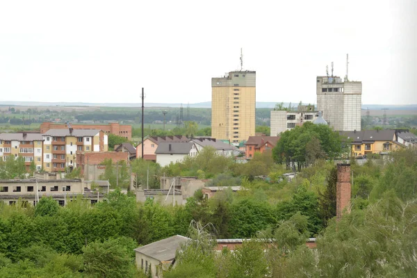 Widok Okna Miasto — Zdjęcie stockowe