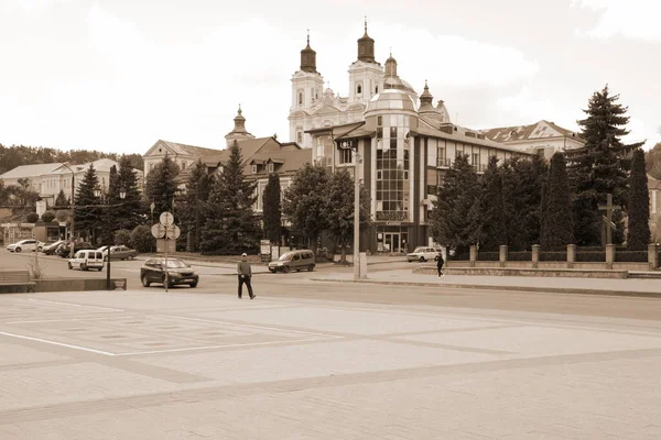 Parte Histórica Cidade Antiga Cidade Velha Rua Central Catedral Transfiguração — Fotografia de Stock