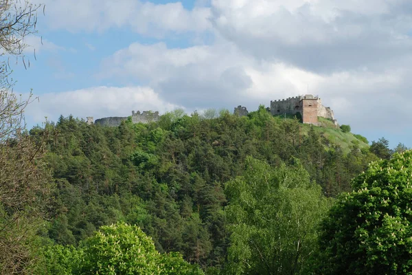 Vue Générale Colline Château — Photo