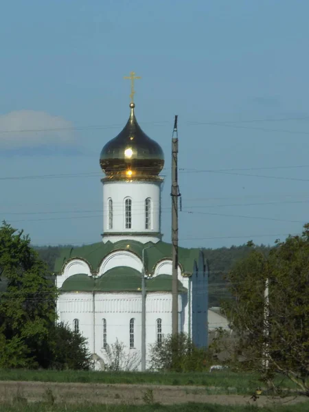 Церковь Окраине Петербурга Иоанно Предтеченская Церковь — стоковое фото