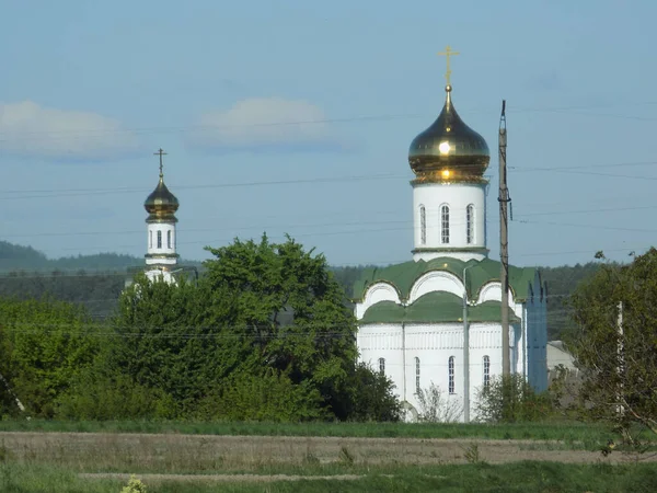 Церковь Окраине Петербурга Иоанно Предтеченская Церковь — стоковое фото