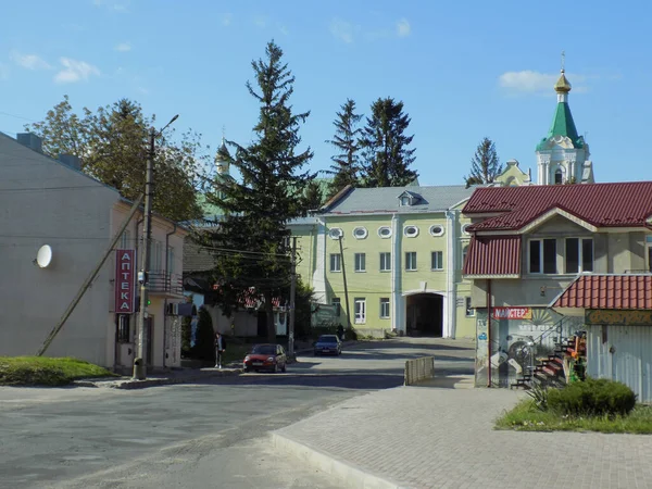 Het Historische Deel Van Oude Stad Monasheskyy Gebouw Epiphany Monastery — Stockfoto