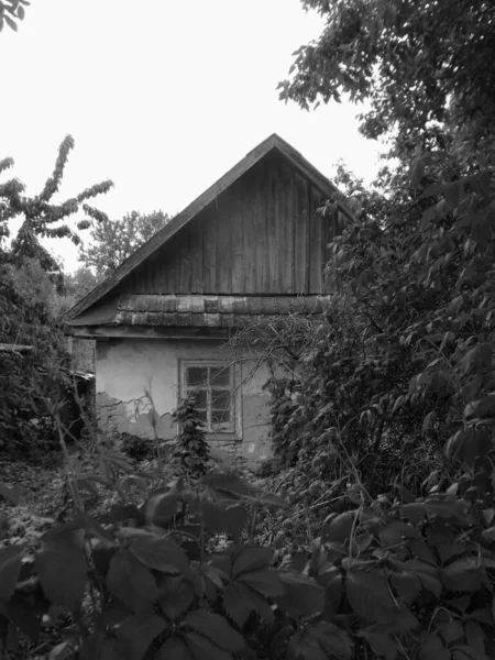 Wooden House Ukrainian Village Old Residential Building — Stock Photo, Image