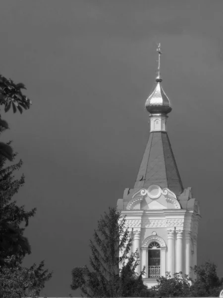 Monasheskyy Building Epiphany Monastery Church — стокове фото